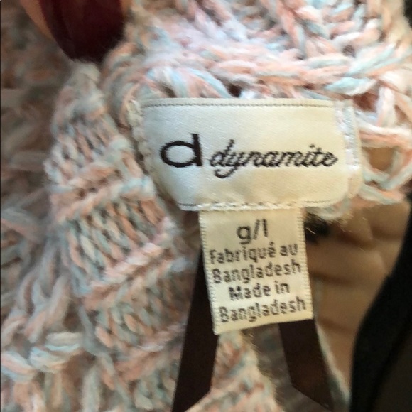 Dynamite colourful knit sweater - Picture 4 of 5